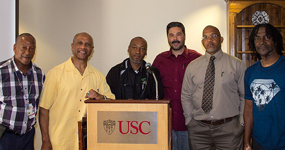 Group of Former Gold Coat members at USC