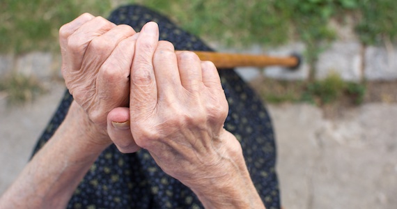 Older woman's hands