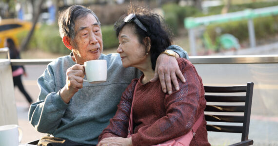 Elderly couple